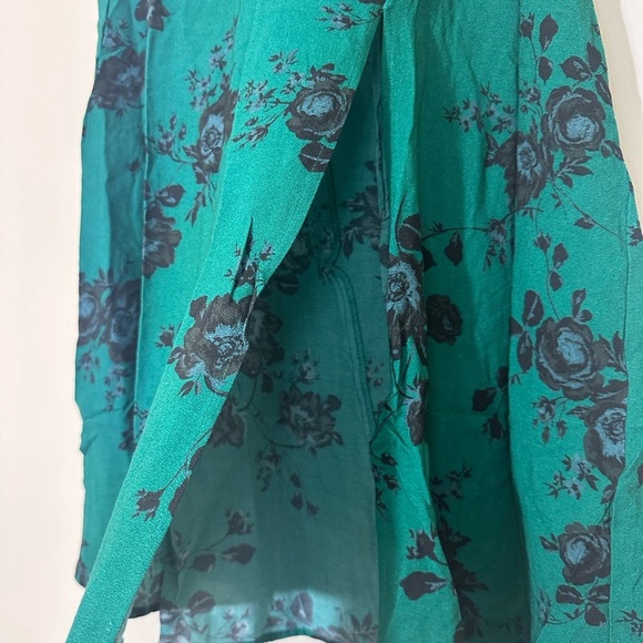 Band of gypsies Etta emerald green boho cottage core midi skirt M NWT - Picture 8 of 11